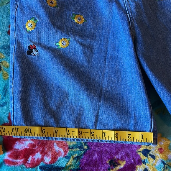 Vintage Mickey Mouse Jean denim Shorts - Picture 3 of 10